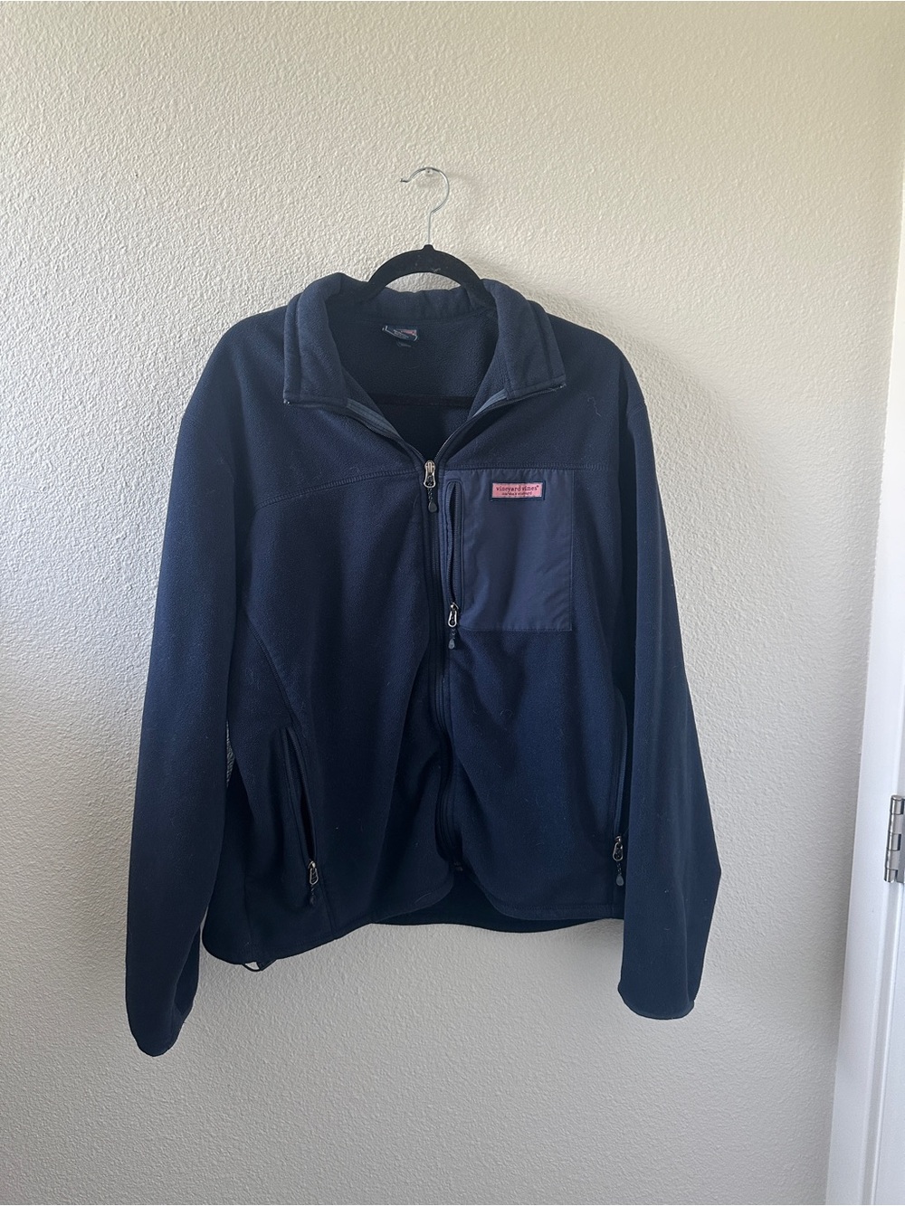 Vineyard Vines Navy Fleece Jacket